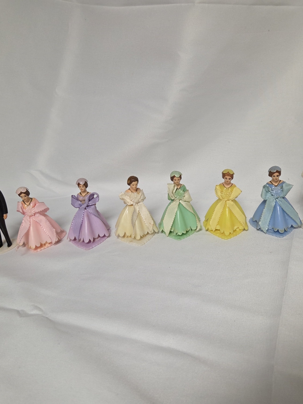 Vintage Plastic Bridesmaids And Groomsmen